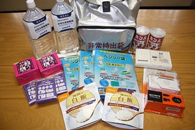 防災グッズの備蓄
